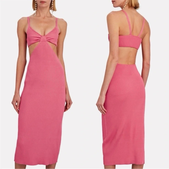 NWT CULT GAIA Serita Knit Cutout Dress in Blossom - Picture 1 of 12